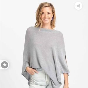 Gray Women's Poncho